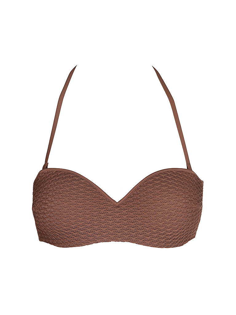 YSABEL MORA Damen Bikinioberteil Bandeau braun | 80C